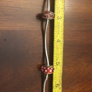 Pandora Bracelet with Murano Beads